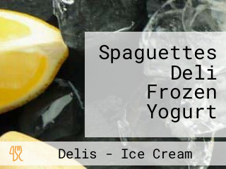 Spaguettes Deli Frozen Yogurt