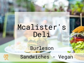 Mcalister's Deli