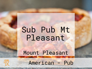 Sub Pub Mt Pleasant