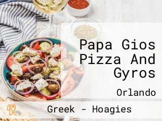 Papa Gios Pizza And Gyros