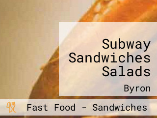 Subway Sandwiches Salads