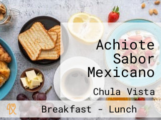 Achiote Sabor Mexicano