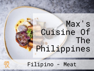 Max's Cuisine Of The Philippines Chula Vista