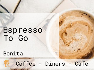 Espresso To Go