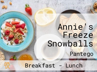 Annie's Freeze Snowballs