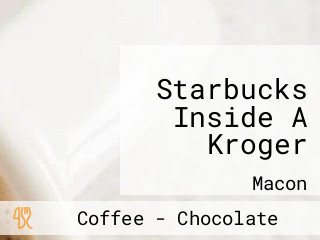 Starbucks Inside A Kroger