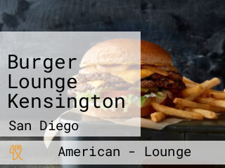 Burger Lounge Kensington