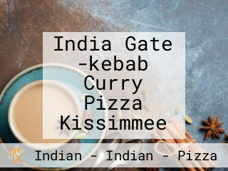 India Gate -kebab Curry Pizza Kissimmee