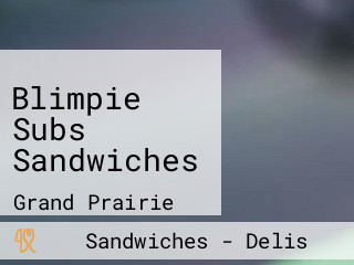 Blimpie Subs Sandwiches