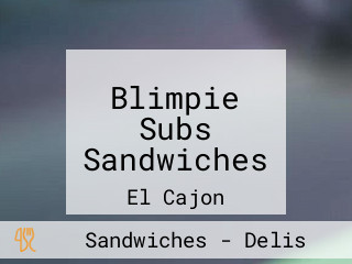 Blimpie Subs Sandwiches