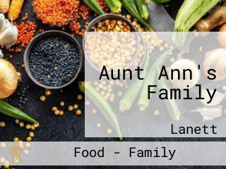 Aunt Ann's Family