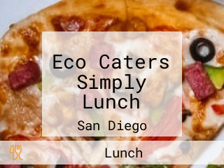 Eco Caters Simply Lunch