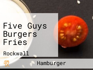 Five Guys Burgers Fries