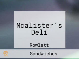 Mcalister's Deli