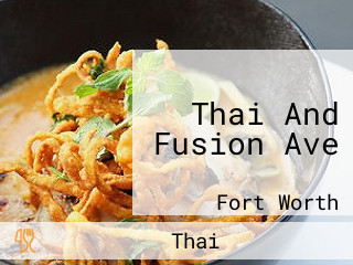 Thai And Fusion Ave