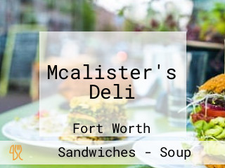 Mcalister's Deli