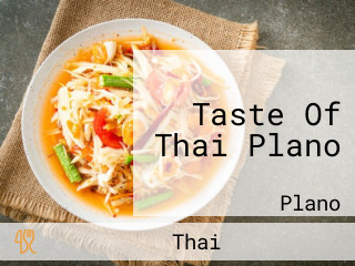 Taste Of Thai Plano