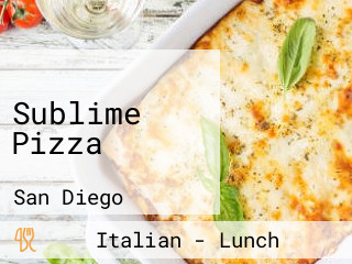 Sublime Pizza