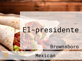 El-presidente