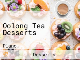 Oolong Tea Desserts