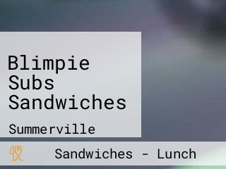 Blimpie Subs Sandwiches