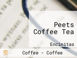 Peets Coffee Tea