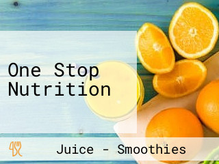 One Stop Nutrition