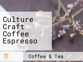 Culture Craft Coffee Espresso