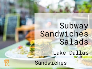 Subway Sandwiches Salads