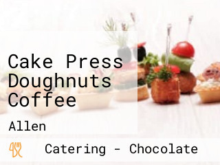 Cake Press Doughnuts Coffee