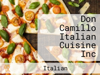 Don Camillo Italian Cuisine Inc