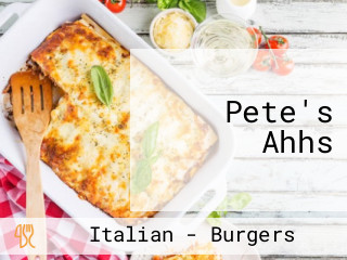 Pete's Ahhs