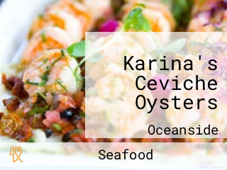 Karina's Ceviche Oysters