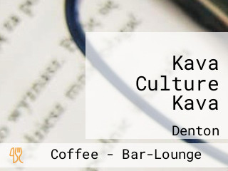 Kava Culture Kava