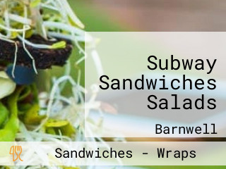 Subway Sandwiches Salads