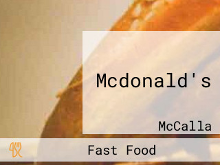 Mcdonald's