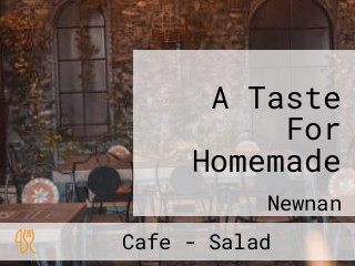 A Taste For Homemade