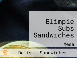 Blimpie Subs Sandwiches