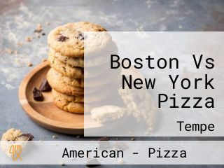 Boston Vs New York Pizza