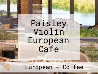 Paisley Violin European Cafe