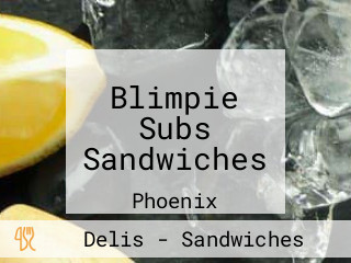 Blimpie Subs Sandwiches