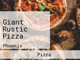 Giant Rustic Pizza