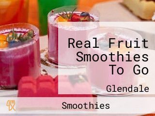 Real Fruit Smoothies To Go