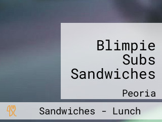 Blimpie Subs Sandwiches