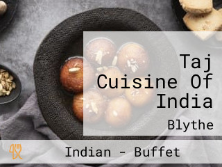 Taj Cuisine Of India