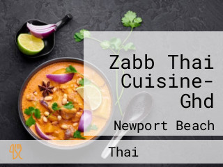 Zabb Thai Cuisine- Ghd