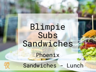 Blimpie Subs Sandwiches