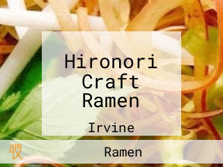 Hironori Craft Ramen