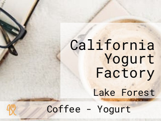 California Yogurt Factory