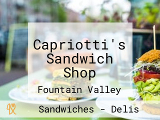 Capriotti's Sandwich Shop